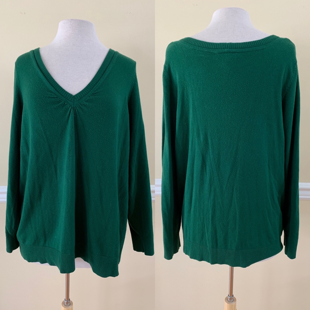 Lane Bryant Emerald Green Sweater size 18/20